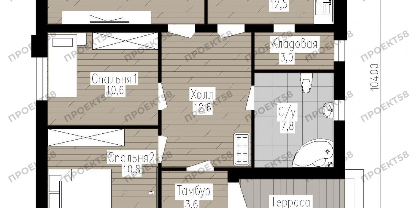 План 1 этажа План 1 этажа