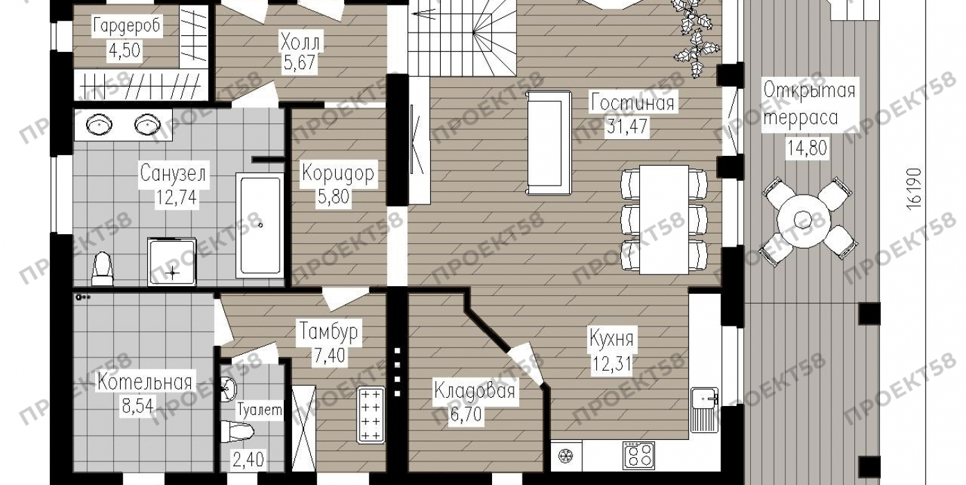 План 1 этажа План 1 этажа