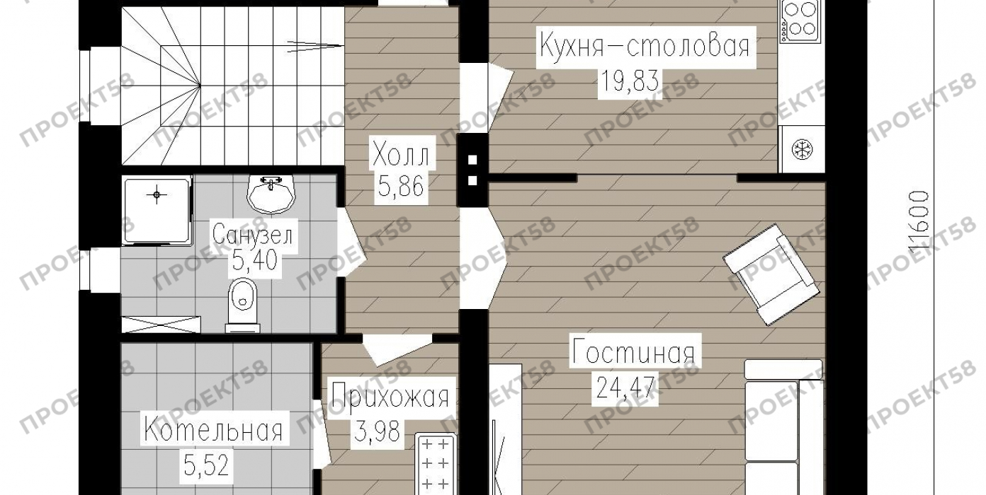План 1 этажа План 1 этажа