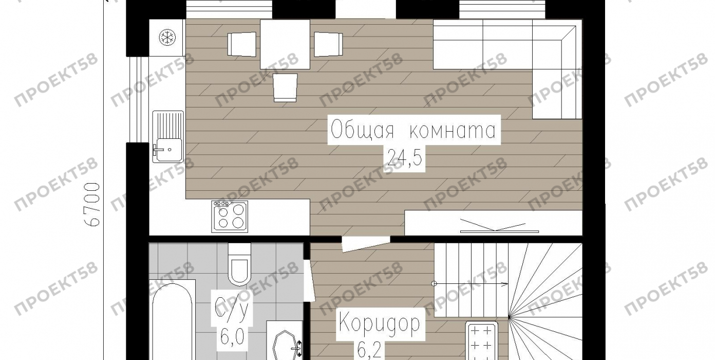 План 1 этажа План 1 этажа