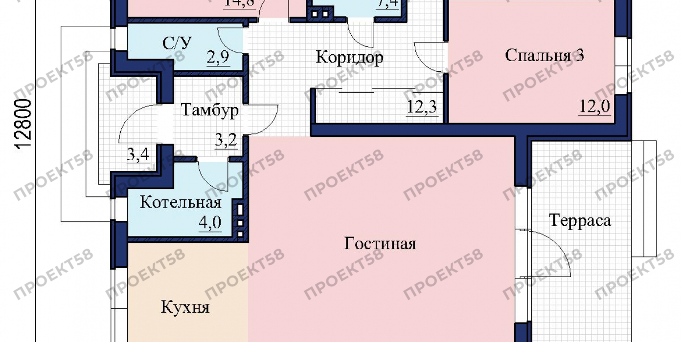 План 1 этажа