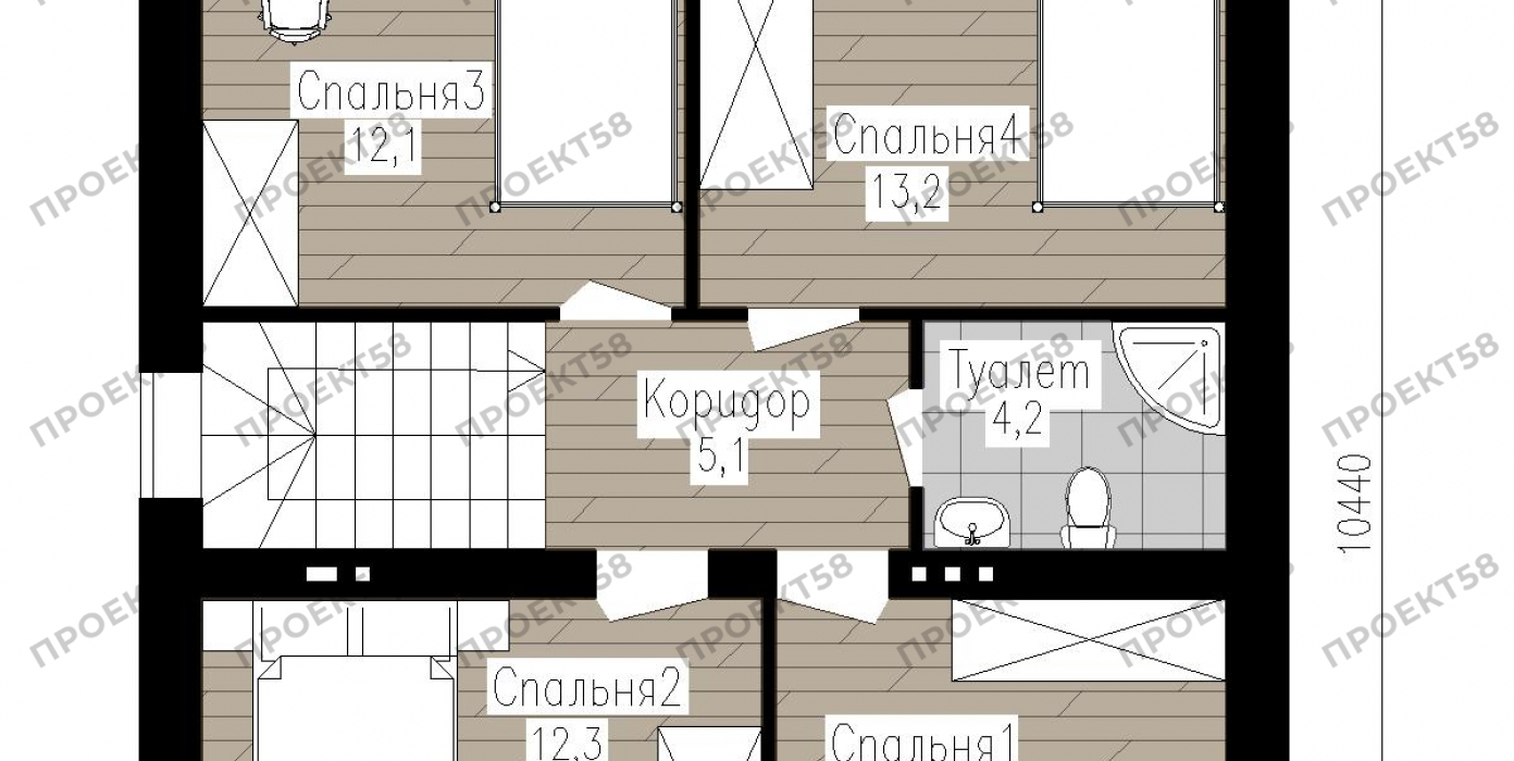 План 2 этажа План 2 этажа
