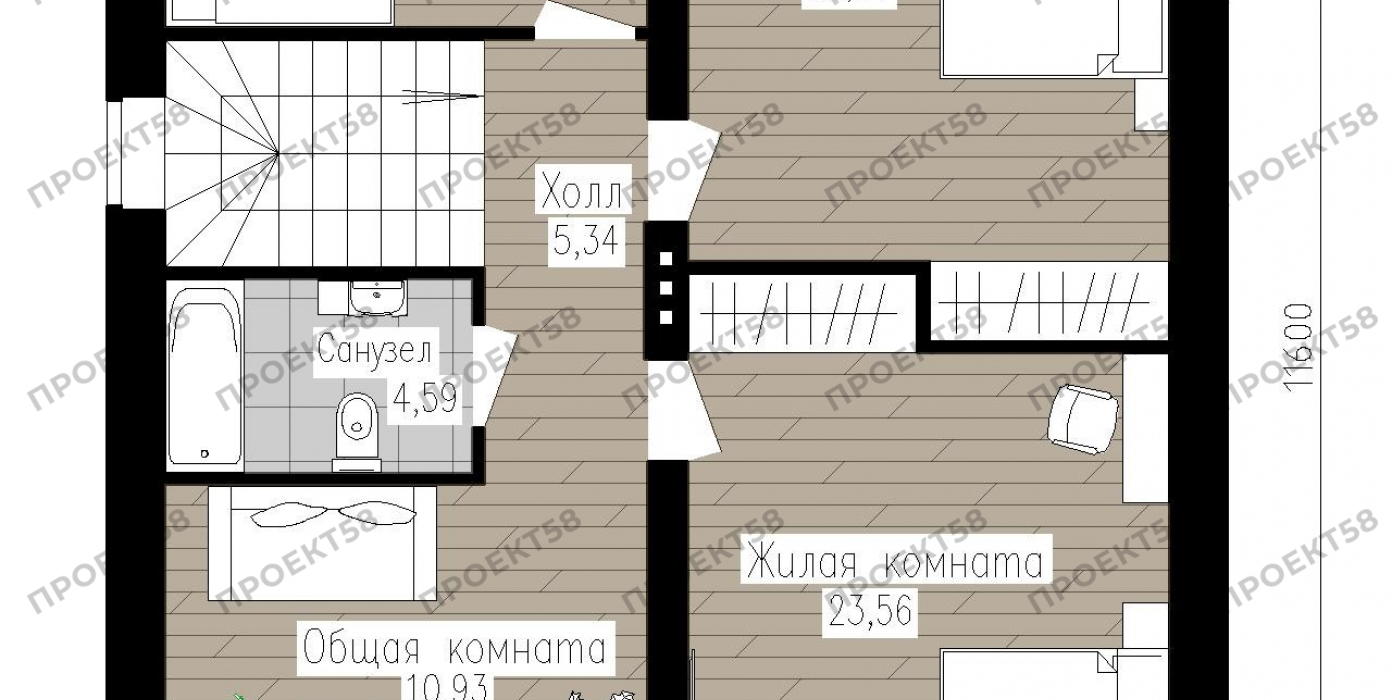 План 2 этажа План 2 этажа