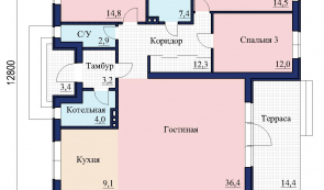 План 1 этажа